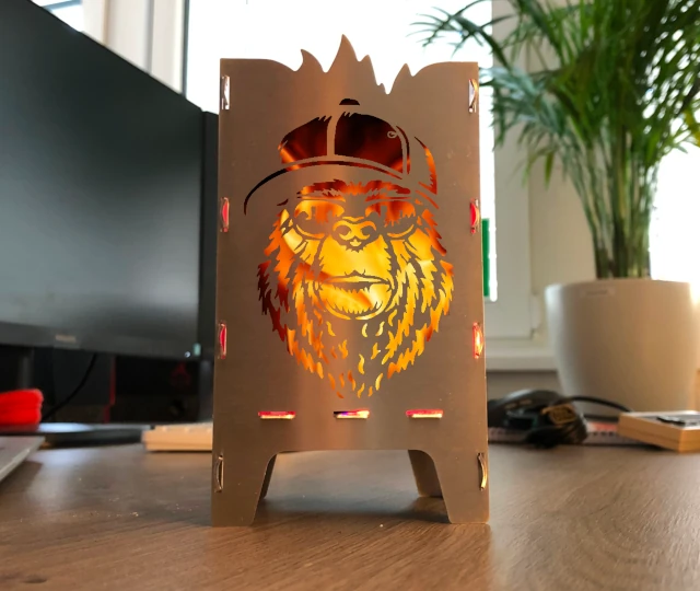 Teaserbild: Teelicht "Affe mit Cap" von SteelfireboxX