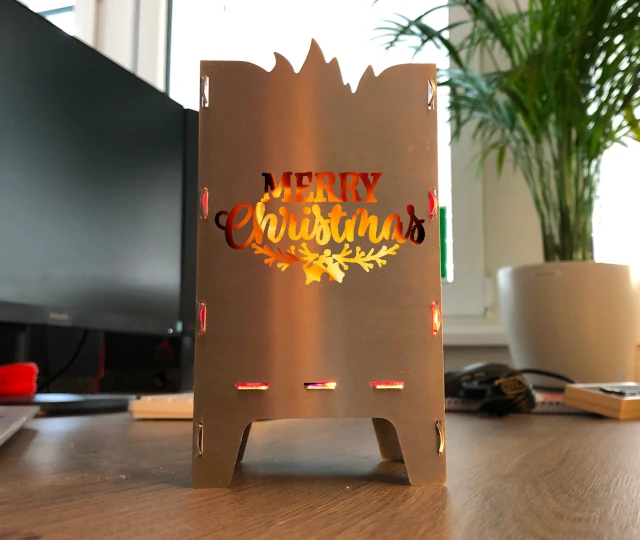 Teaserbild: Teelicht "Merry Christmas" von SteelfireboxX