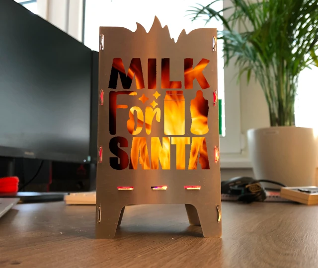 Teaserbild: Teelicht "Milk for Santa" von SteelfireboxX