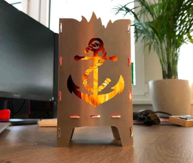 Teaserbild: Teelicht "Anker" von SteelfireboxX