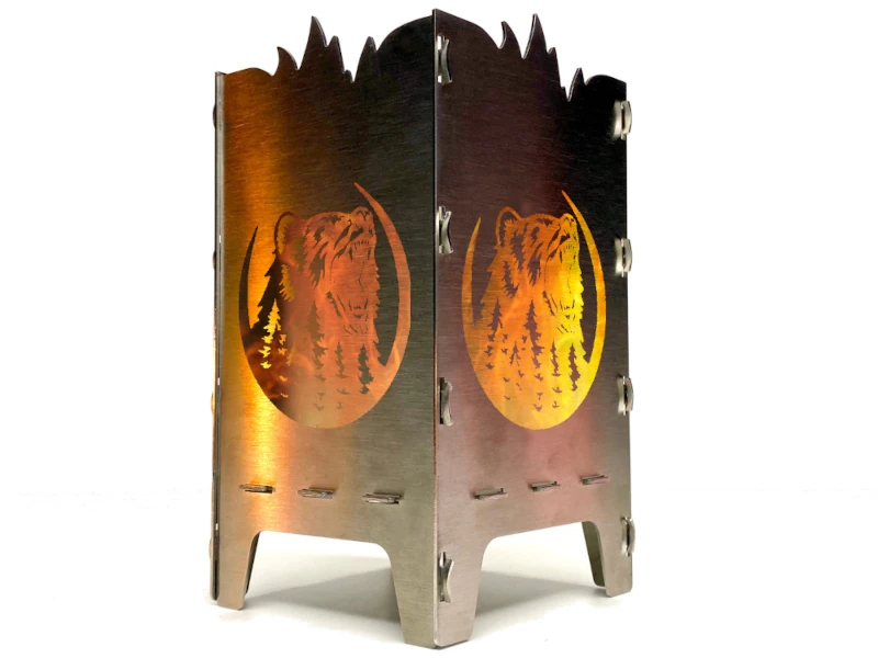 Bär Teelichthalter von SteelfireboxX