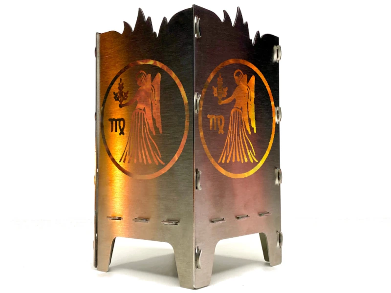 Sternzeichen Jungfrau Teelicht von SteelfireboxX