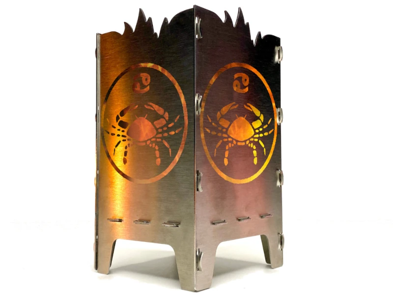 Sternzeichen Löwe Teelicht von SteelfireboxX