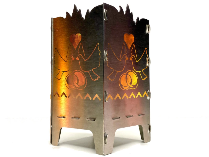 Hochwertiges Turteltauben Teelicht von SteelfireboxX